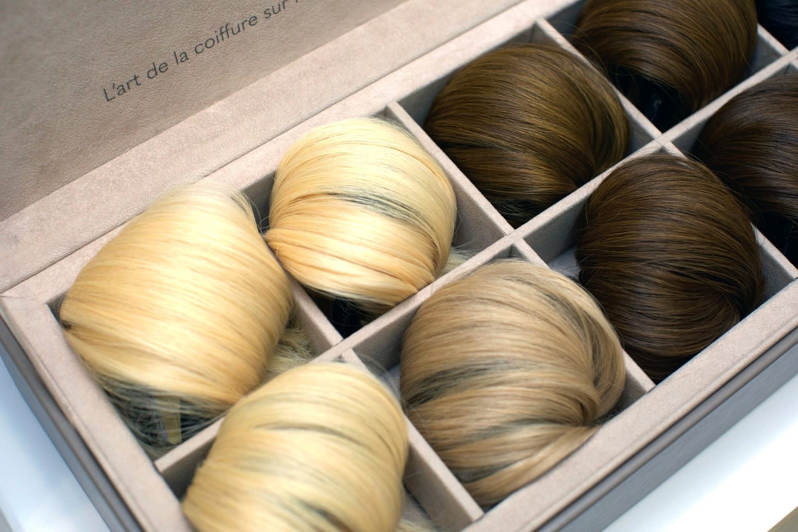 The Great Lengths shade range — more than one hundred hand-blended shades